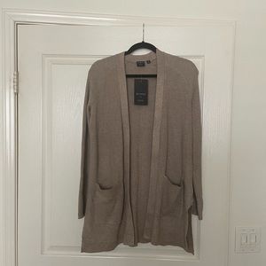 Open front cardigan sweater, new with tags.